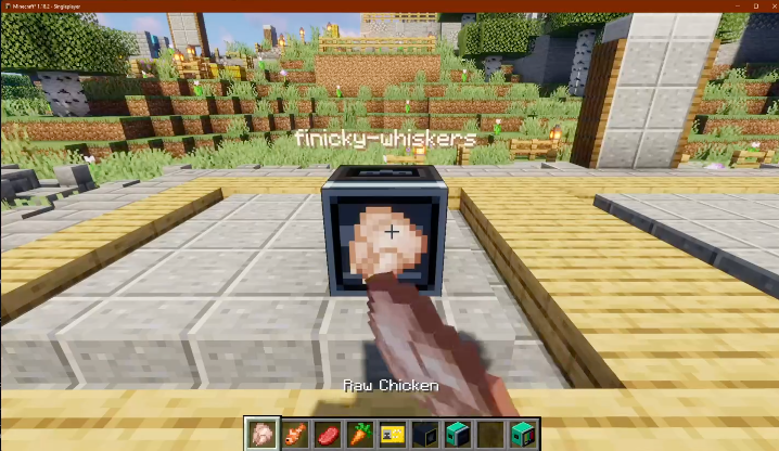 Finicky Whiskers Minecraft