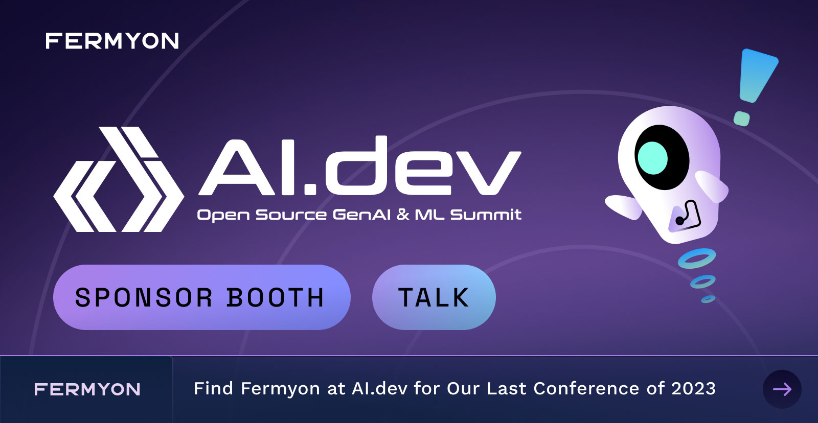 Find Fermyon at AI.dev for Our Last Conference of 2023